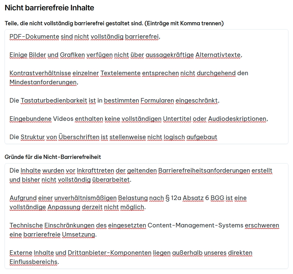 Barrieren identifizieren & dokumentieren