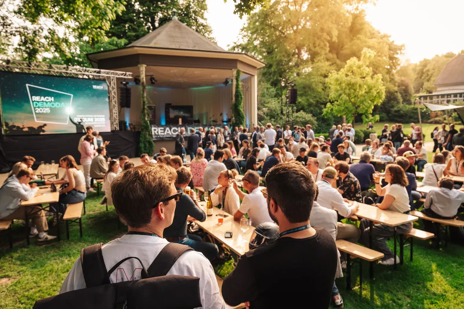 Innovation unter freiem Himmel: Rückblick auf den Demoday 2025 im Schlossgarten Münster